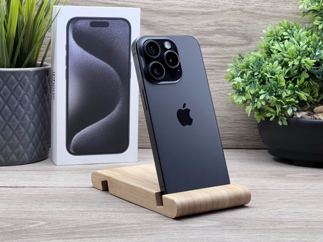 iPhone 15 Pro Black Titanium 512GB 2 ÉV Garanciával 100%