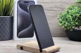 iPhone 15 Pro Max Black Titanium 256GB 2 ÉV Garanciával 100%