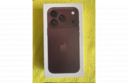 Új, bontatlan és kártyáfüggetlen iPhone 18 pro 256 burgundi