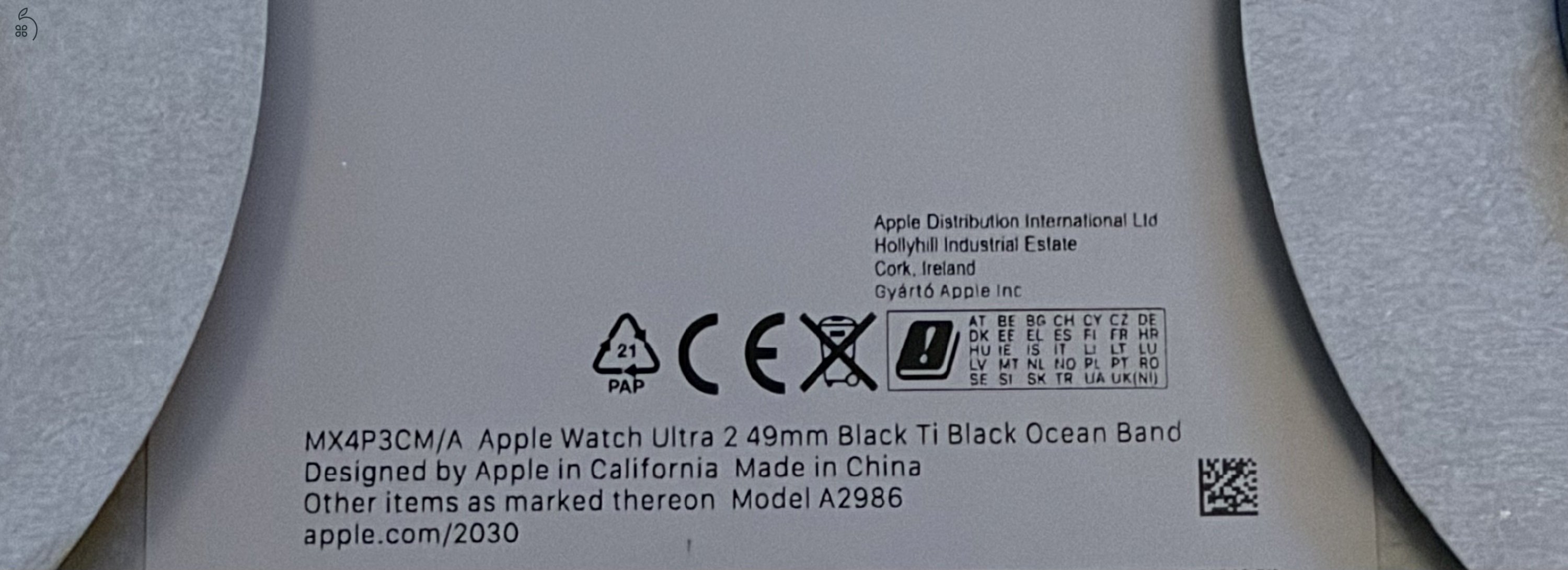 Apple Watch Ultra 2 49mm GPS+ Cellular Black Titanium