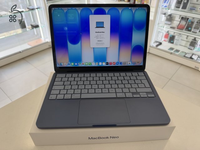 MacBook Neo Hibátlan 8GB/256ssd/2029.08.13.Gar./Akku 100%/p5049