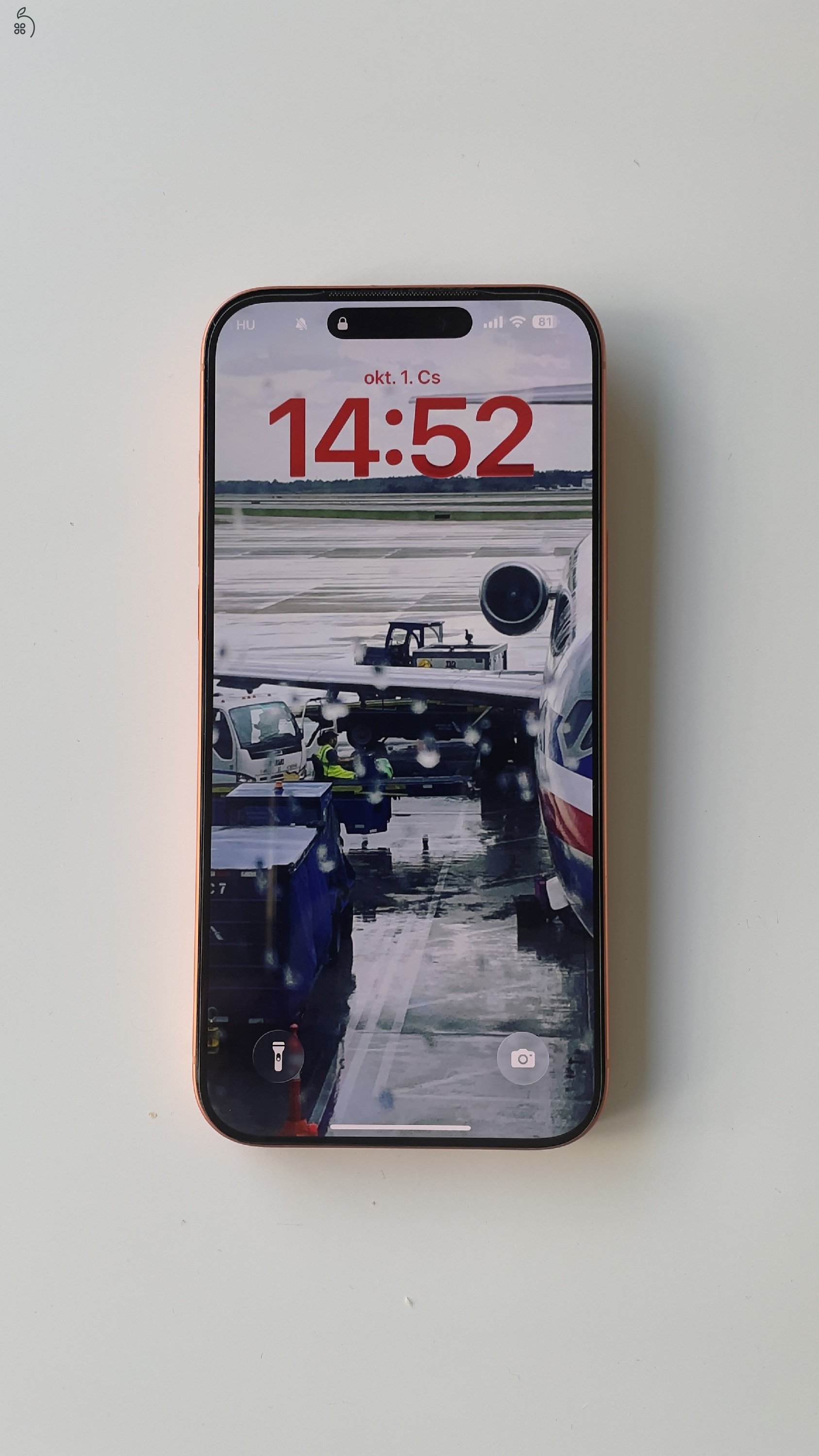 garis iPhone17 Pro Max, 256GB, cosmic orange, makulátlan, AppleCare+