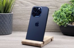 iPhone 15  Pro Blue Titanium 128GB 2 ÉV Garanciával 90%