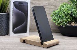 iPhone 15 Pro Black Titanium 256GB 2 ÉV Garanciával 92%