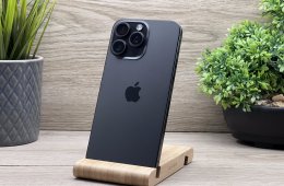 Hibátlan iPhone 15 Pro Max Black Titanium 512GB 2 ÉV Garanciával 90%