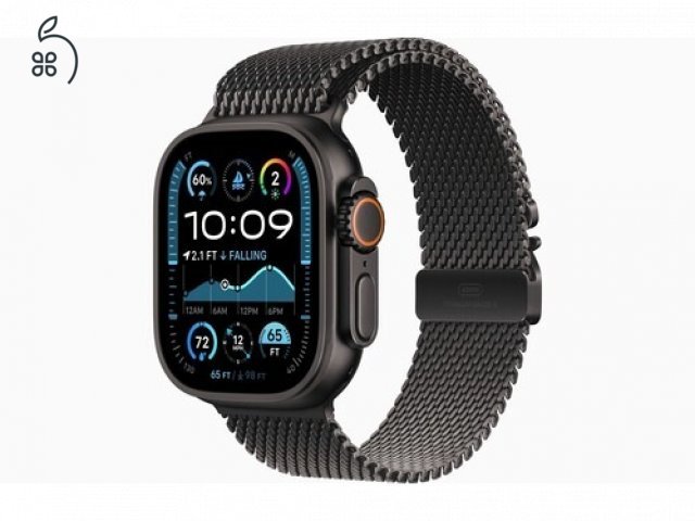Új BONTATLAN Apple Watch Ultra 4 GPS+Cellular 49 mm titántok Azonnal Átvehető Deák Térnél Hivatalos 1 év Apple Garancia