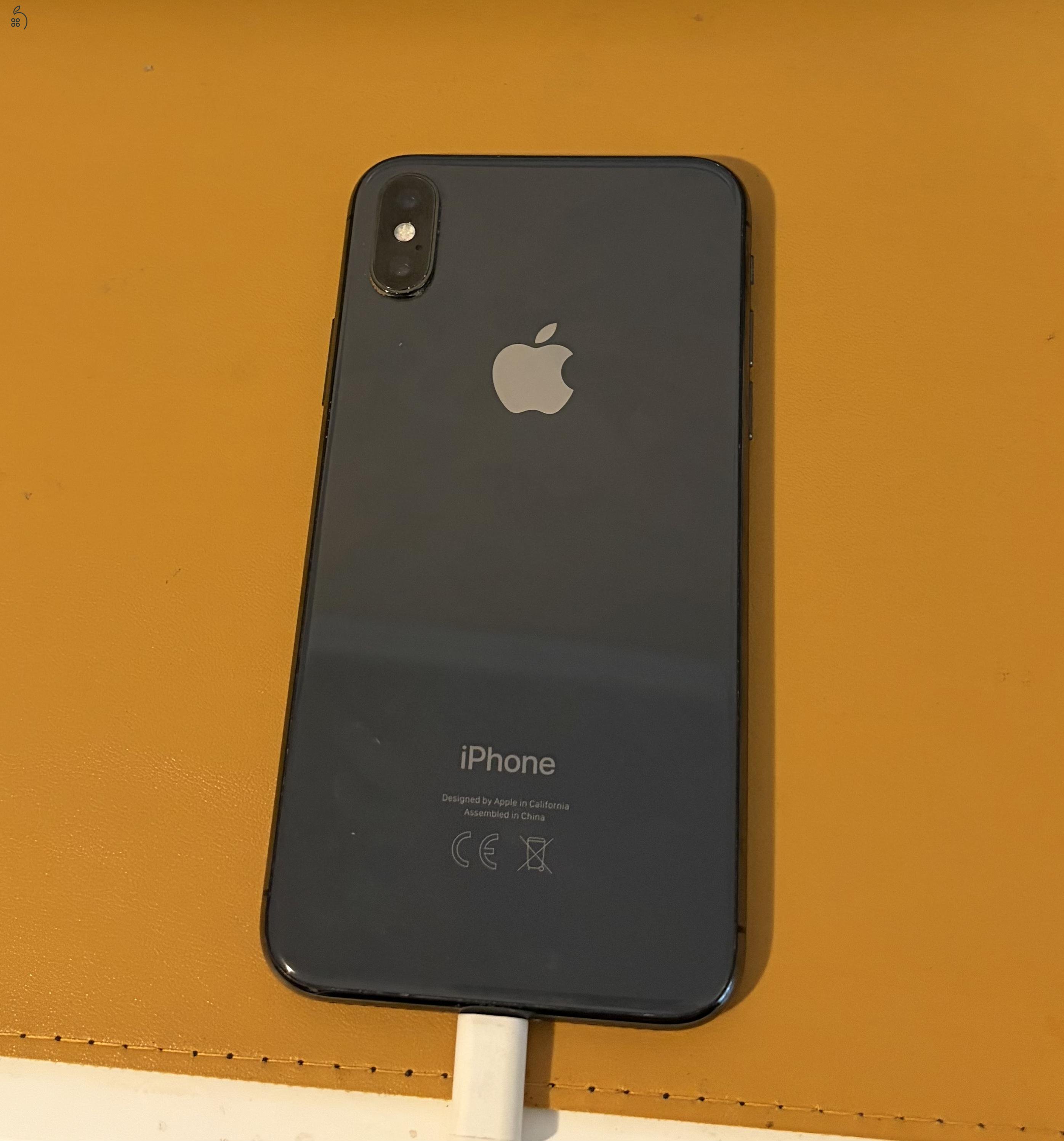 iPhone X 64 GB asztroszürke, 78% gyári aksi 