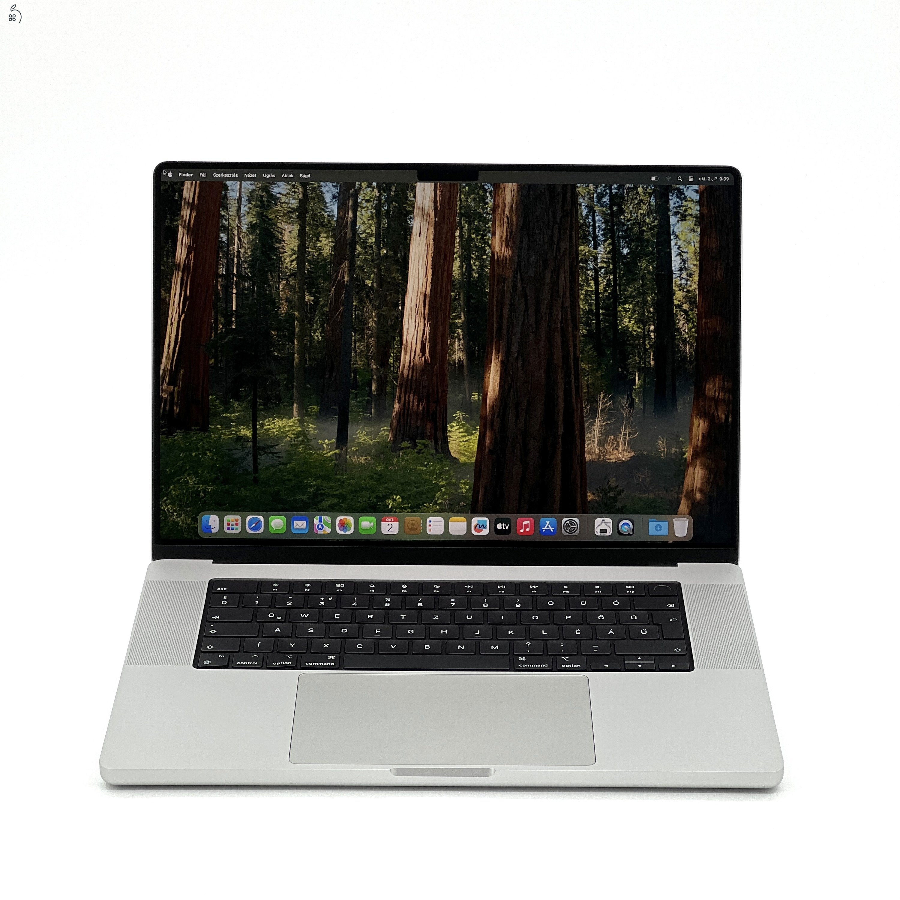MacBook Pro 16″ 2021, M1 Pro 10 core, 32 GB RAM, 16 core GPU, 1 TB SSD, Silver 27% Áfa, 0624AB