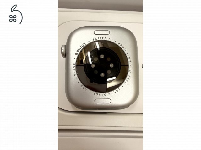 Apple Watch Series 11 46mm Silver 100% akku 