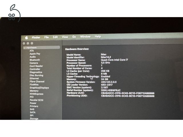 Apple iMac 27” 2013 24 GB RAM 1 TB SSD Nvidia 4 GB GPU