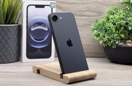 iPhone 16e Black 128GB 2 ÉV Garanciával 91%