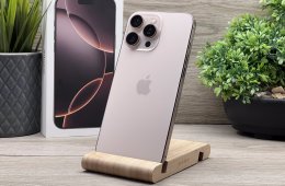 Hibátlan iPhone 16 Pro Max Desert Titanium 512GB 2 ÉV Garanciával 93%