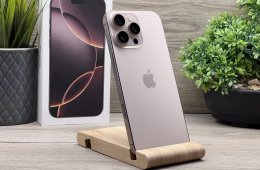 Hibátlan iPhone 16 Pro Max Desert Titanium 512GB 2 ÉV Garanciával 93%