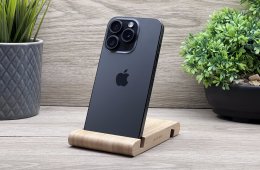 iPhone 15 Pro Black Titanium 128GB 2 ÉV Garanciával 100%