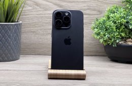 iPhone 15 Pro Black Titanium 128GB 2 ÉV Garanciával 100%