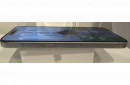 Apple iPhone 15 Pro Max 256GB fehér titán Újszerű  + PITAKA tok