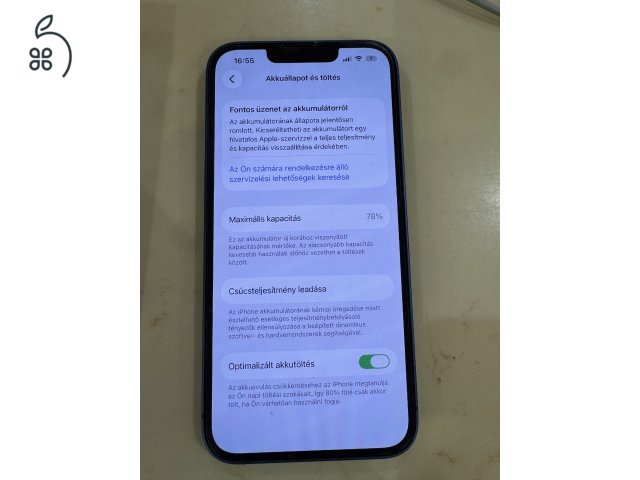 Kék iPhone 13 eladó – extrákkal!