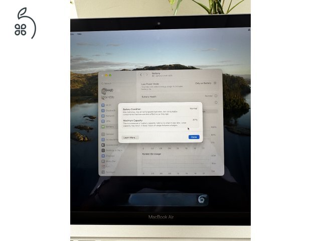 MacBook Air M1 (2020), 8 GB / 256 GB, ezüst