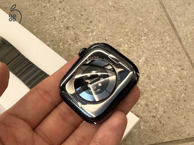 Apple Watch Series 10 46 mm Slate titan és eredeti Link bracelet Slate titan, teljes doboz