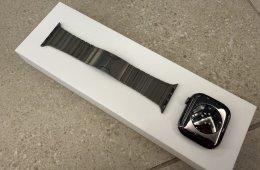 Apple Watch Series 10 46 mm Slate titan és eredeti Link bracelet Slate titan, teljes doboz