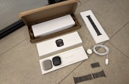 Apple Watch Series 10 46 mm Slate titan és eredeti Link bracelet Slate titan, teljes doboz