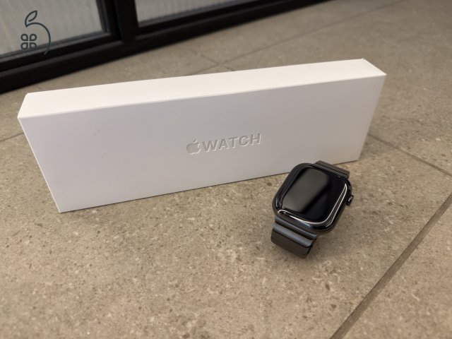 Apple Watch Series 10 46 mm Slate titan és eredeti Link bracelet Slate titan, teljes doboz