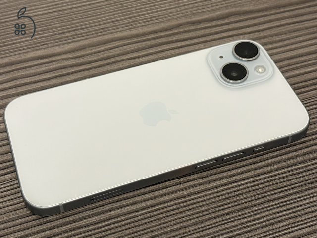 Iphone 15, 128GB, világoskék