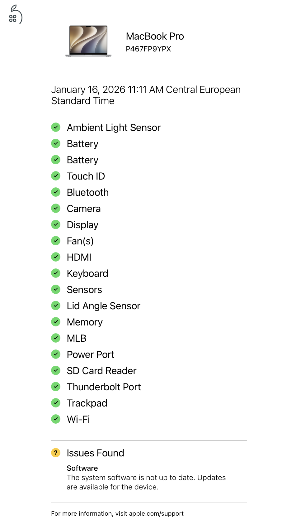 Macbook Pro Retina 16