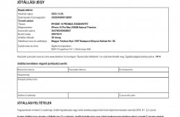 iPhone 16 Pro Max 256GB Natúr Titán újszerű állapotban, garanciával