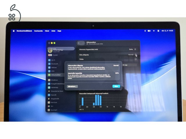 Apple MacBook Air M1 (2020) | 8/256GB | Magyar bill., gyári doboz, megkímélt állapot