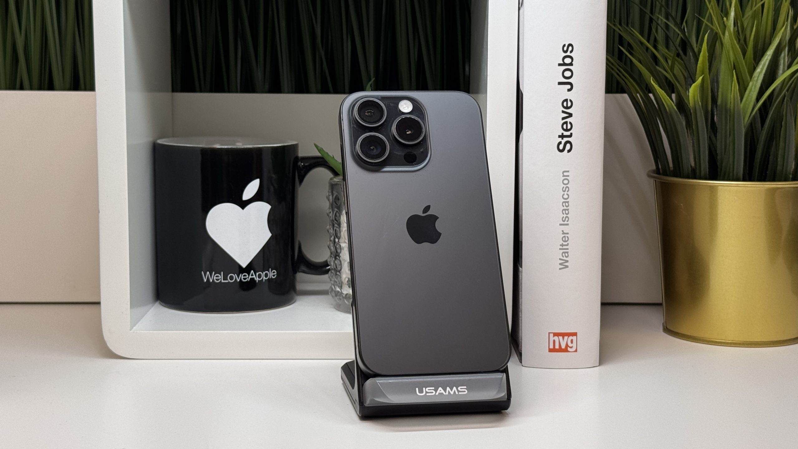 iPhone 15 Pro, 256GB, Fekete, Számla, 2 Év Garancia