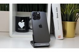 iPhone 16 Pro, 128GB, Fekete Titán, Számla, 2 Év Garancia