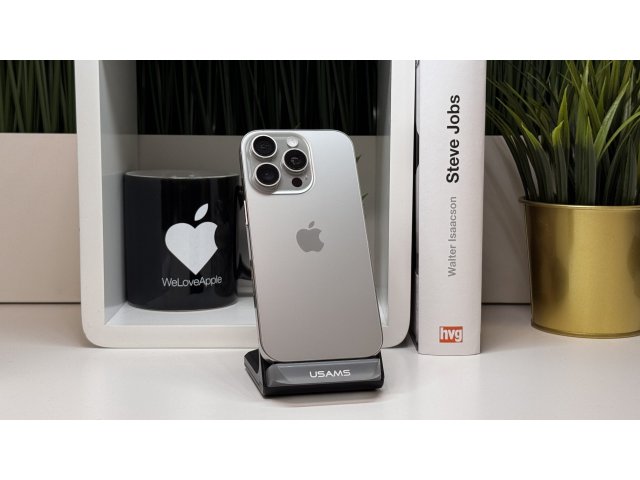 iPhone 16 Pro, 512GB, Natúr Titán, Számla, 2 Év Garancia