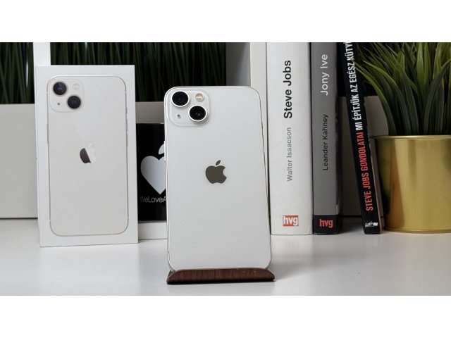 iPhone 14, 128GB, Fehér, Számla, 2 Év Garancia