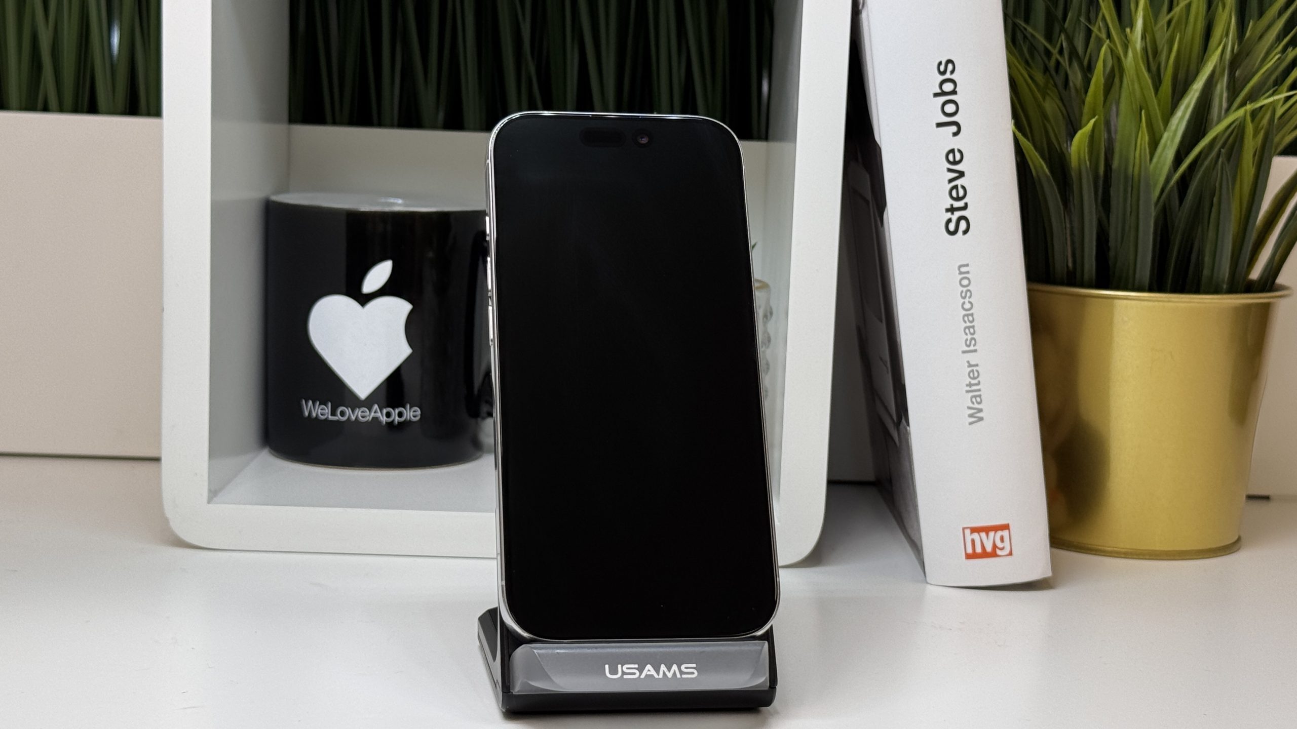iPhone 16 Pro 1TB, Fehér Titán, Független, Számla, 2 Év Garancia, 88%