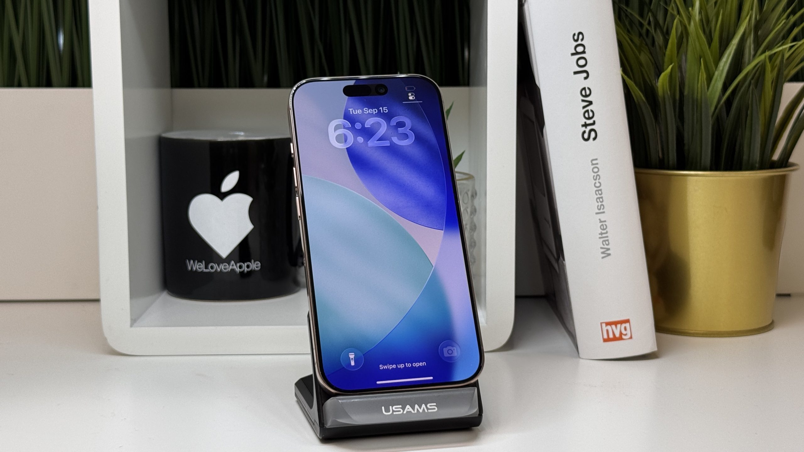iPhone 16 Pro 512GB, Sivatagszínű Titán, Független, Számla, 2 Év Garancia, 89%