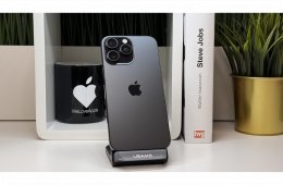iPhone 16 Pro Max 1TB, Fekete Titán, Független, Számla, 2 Év Garancia, 92%