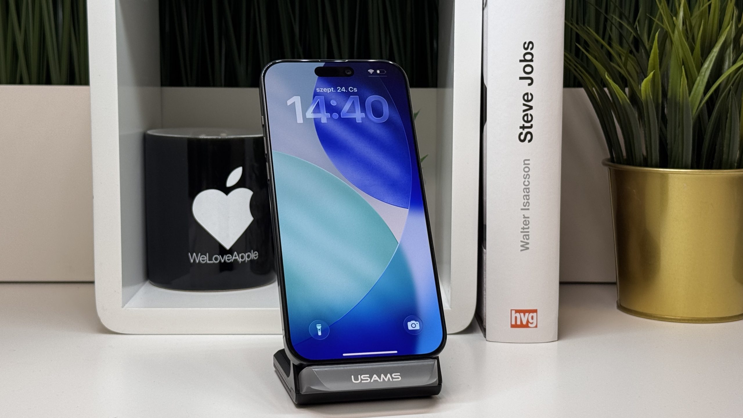 iPhone 16 Pro Max 1TB, Fekete Titán, Független, Számla, 2 Év Garancia, 92%