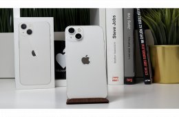 iPhone 14 128GB, Fehér, Független, Számla, 2 Év Garancia, 100%
