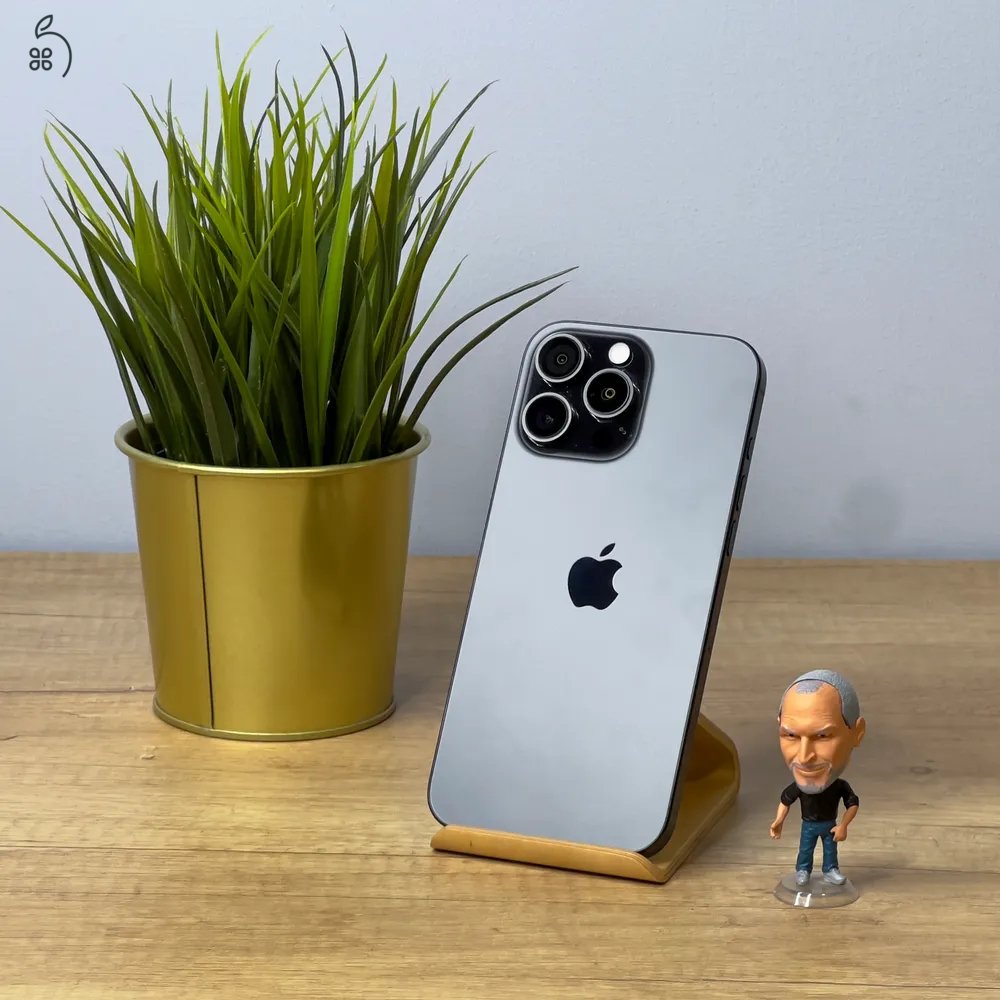 MacSzerez.com - iPhone 16 Pro Max / 512GB / Fekete Titán / Kártyafüggetlen / Garancia!