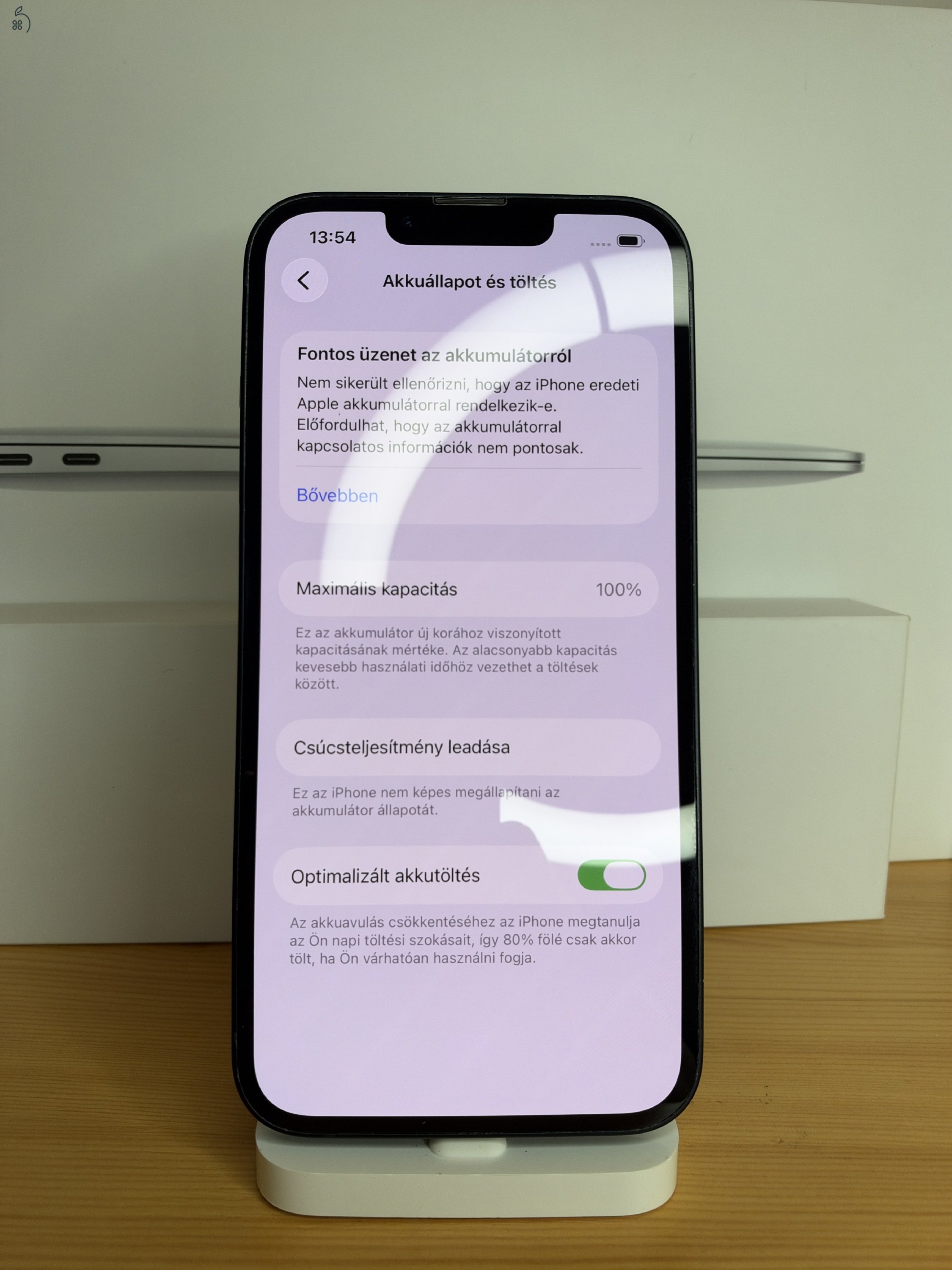 iPhone 13 Független 128GB 100% akku