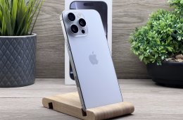 Hibátlan iPhone 16 Pro Max White Titanium 256GB 2 ÉV Garanciával