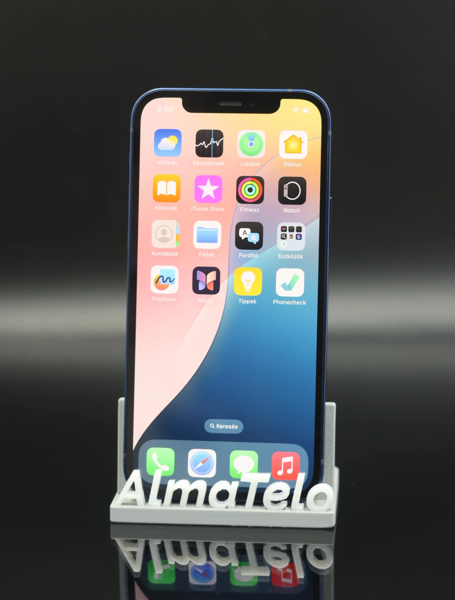 Apple iPhone 12 128 GB Blue 100% akku - 12 HÓ GARANCIA