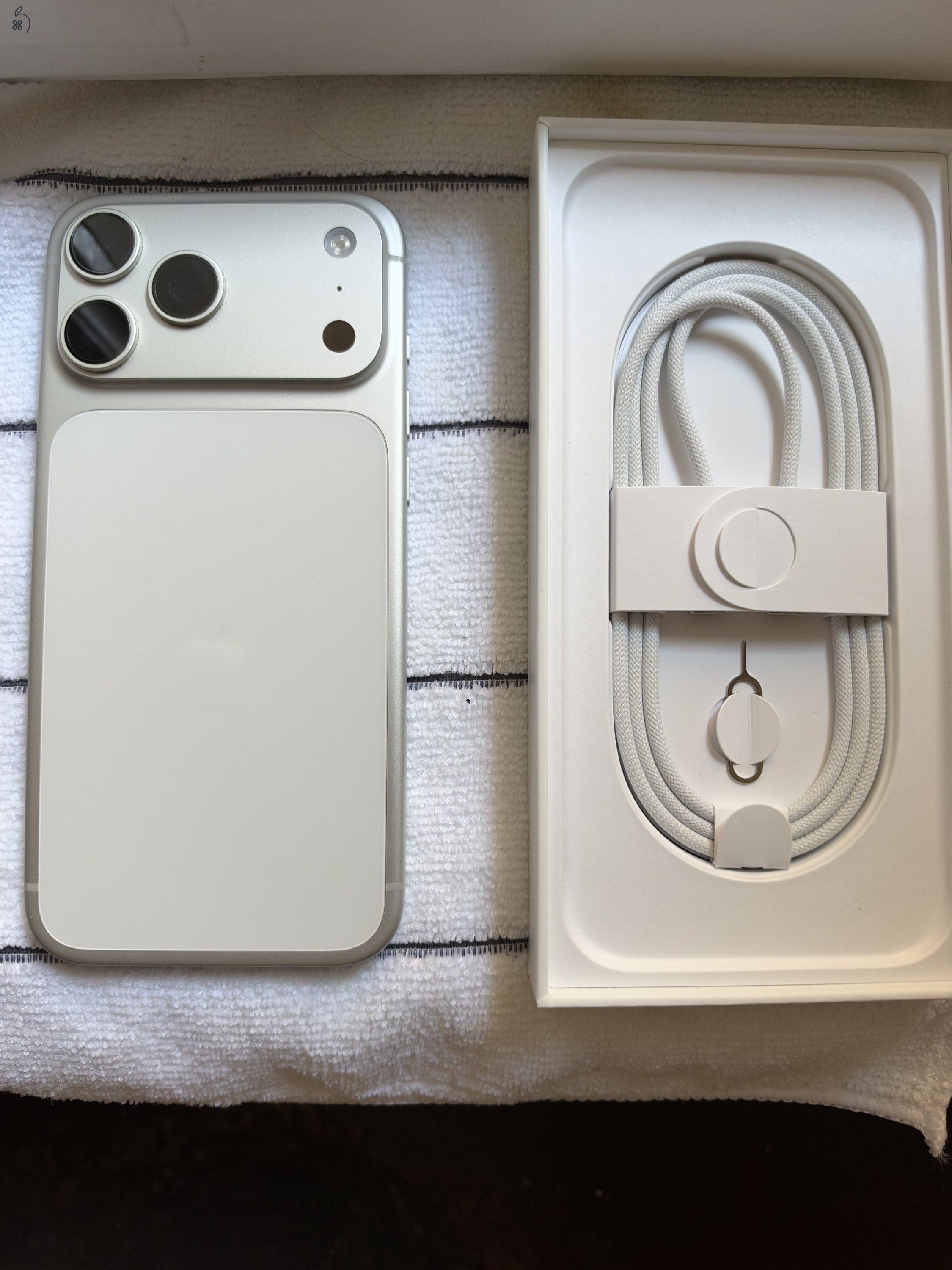 Iphone 17 pro max 256gb ezüst