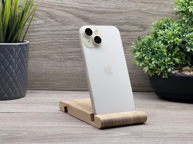 iPhone 15 Yellow 128GB 2 ÉV Garanciával Számlával Aksi 100%