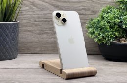 iPhone 15 Yellow 128GB 2 ÉV Garanciával Számlával Aksi 100%