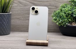 iPhone 15 Yellow 128GB 2 ÉV Garanciával Számlával Aksi 100%