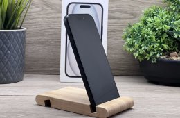 iPhone 15 Black 128GB 2 ÉV Garanciával Számlával