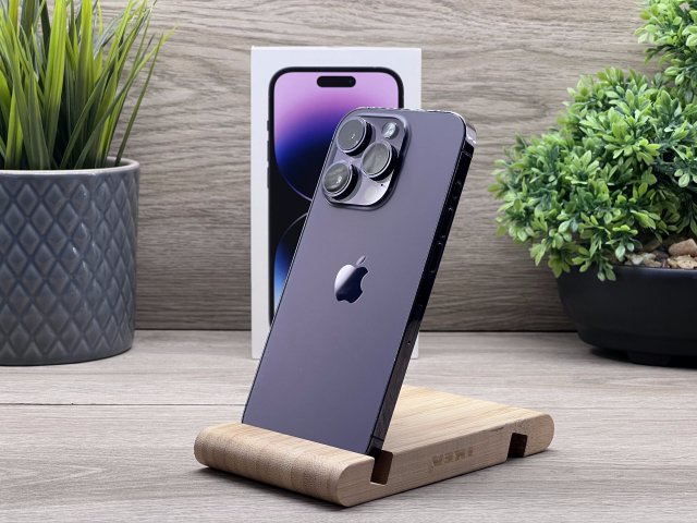 iPhone 14 Pro Deep Purple 128GB 2 ÉV Garanciával Számlával Aksi 100%