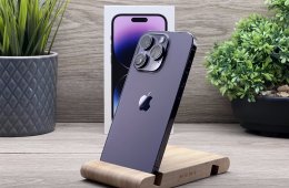 iPhone 14 Pro Deep Purple 128GB 2 ÉV Garanciával Számlával Aksi 100%
